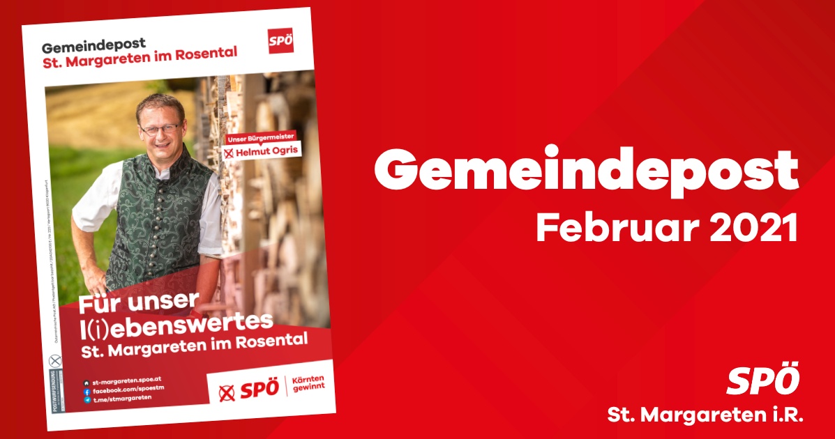 SP&Ouml; Gemeindepost St. Margareten im Rosental &ndash; Februar 2021