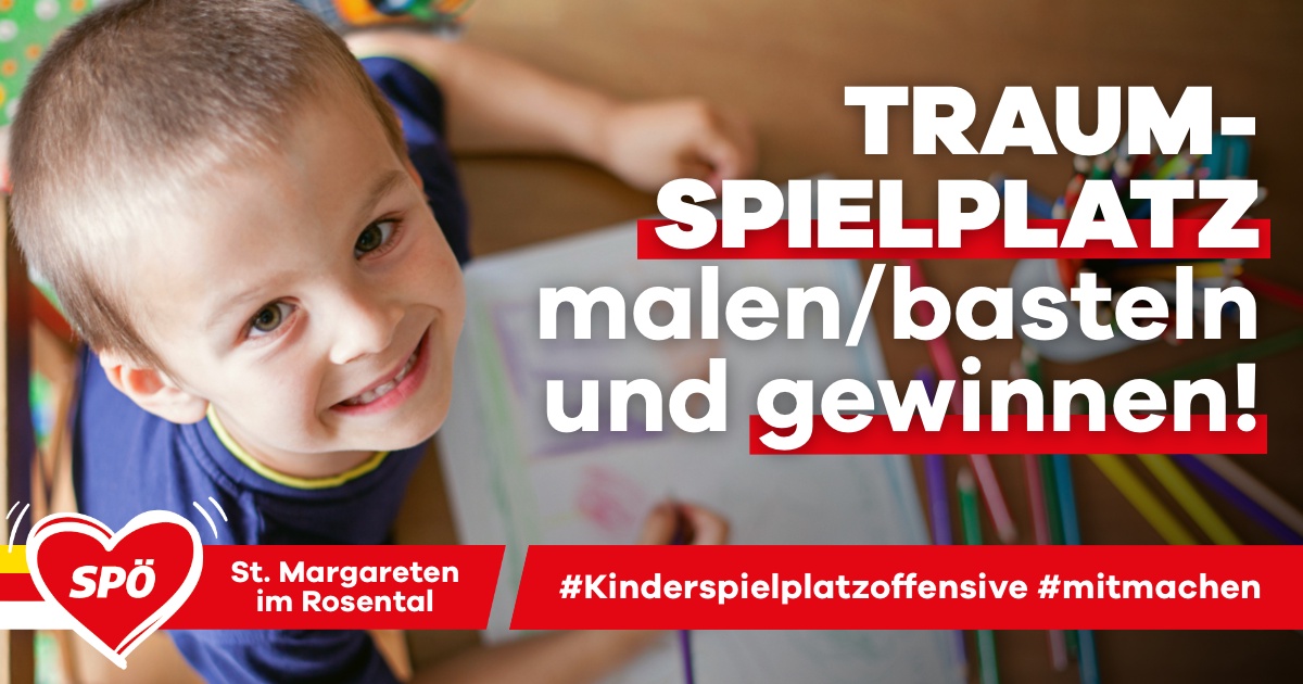 Alle gewinnen! TRAUM-SPIELPLATZ malen oder basteln