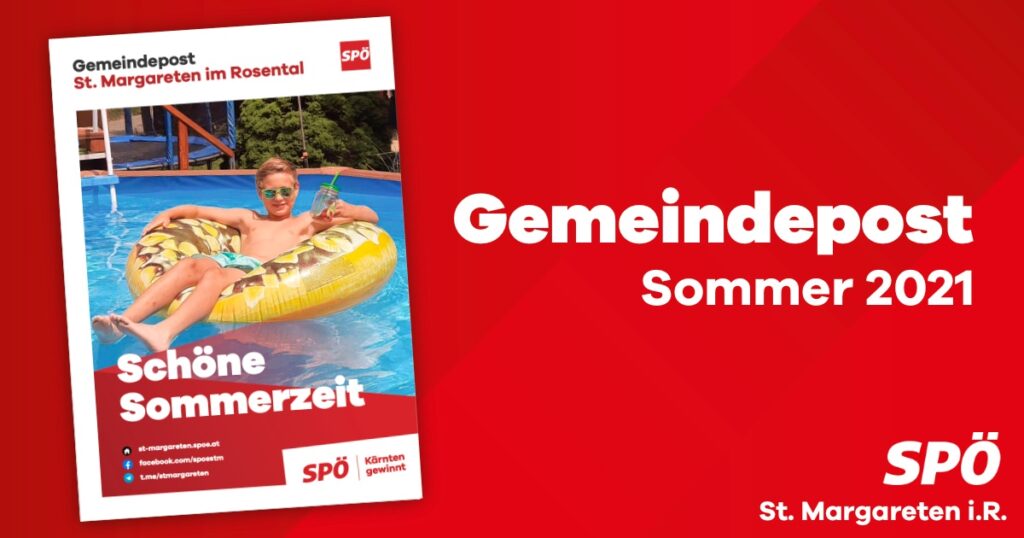 SP&Ouml; Gemeindepost St. Margareten im Rosental &ndash; Juli 2021